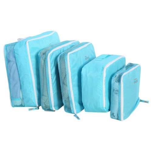 Set of 5 blue packing cubes