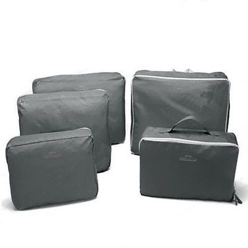 5 piece packing cubes in grey