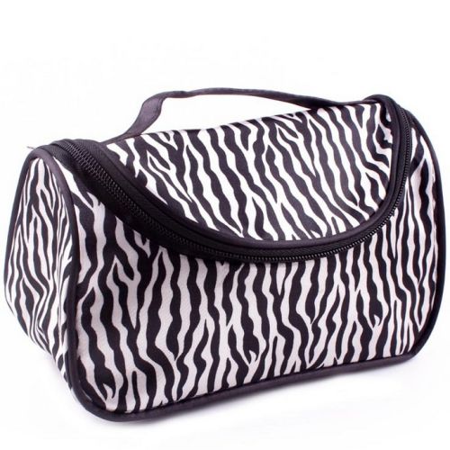 Zebra Print Makeup Bag