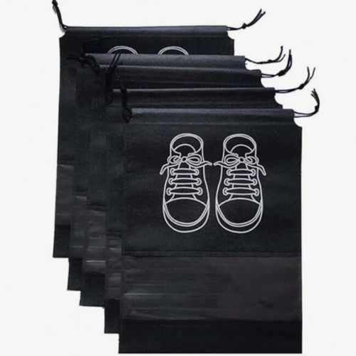 Drawstring Shoe Travel Bag with Transparent Window