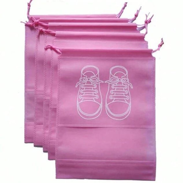 Drawstring Shoe Travel Bag with Transparent Window