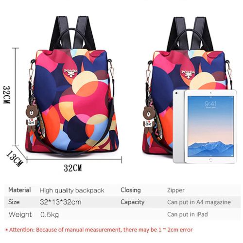Anti-theft Backpack - I Love 2 Travel