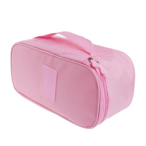 Bra and Underwear Organiser Travel Bag in Pink