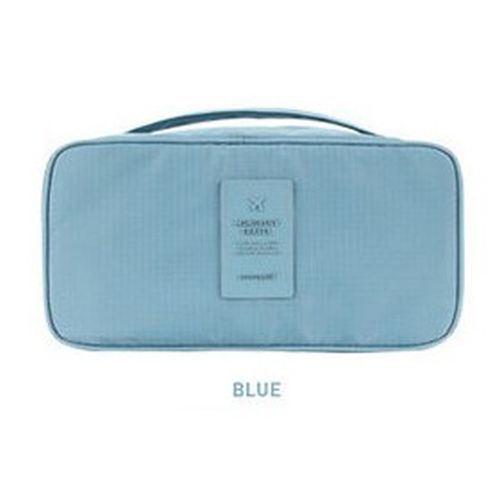 Bra and Underwear Organiser Travel Bag in Blue