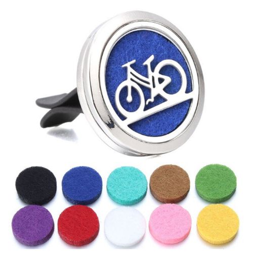 Car Essential Oil Diffuser Locket - I Love 2 Travel