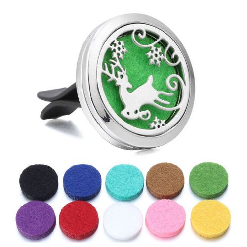 Car Essential Oil Diffuser Locket - I Love 2 Travel