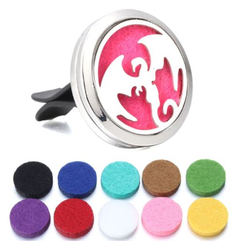 Car Essential Oil Diffuser Locket - I Love 2 Travel