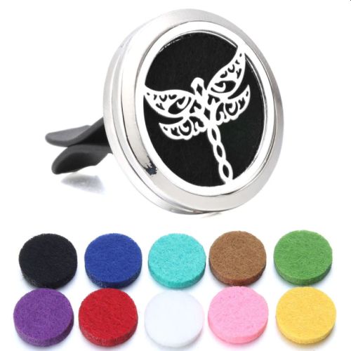 Dragonfly essential oil diffuser locket for your car
