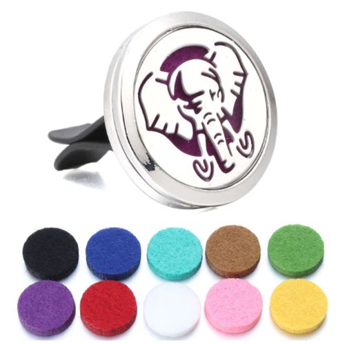Car Essential Oil Diffuser Locket - I Love 2 Travel