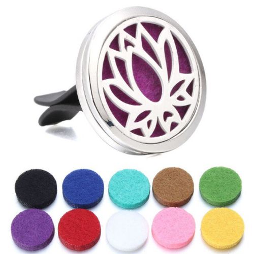 Flower design essential oil diffuser locket for your car