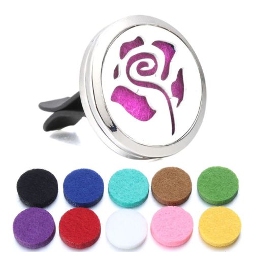 Car Essential Oil Diffuser Locket - I Love 2 Travel