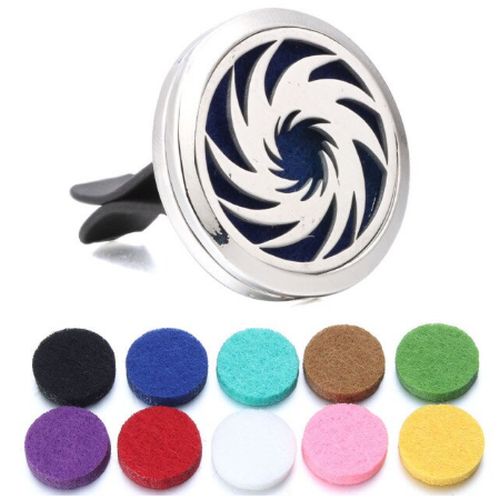 Whirlpool design essential oil diffuser locket for your car
