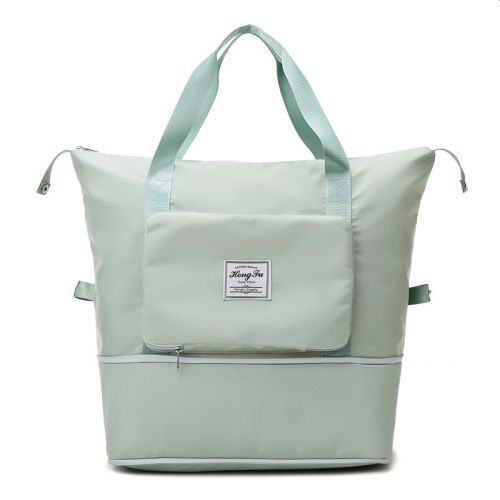 Folding Travel Duffle Bag  - Expandable Large Capacity - I Love 2 Travel
