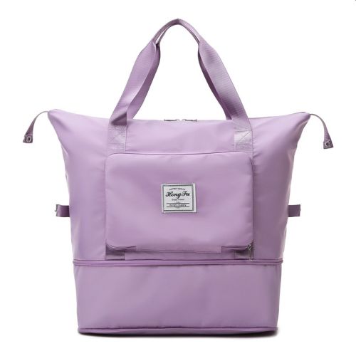 Folding Travel Duffle Bag  - Expandable Large Capacity - I Love 2 Travel