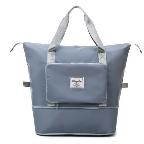 Folding Travel Duffle Bag  - Expandable Large Capacity - I Love 2 Travel