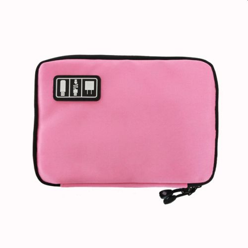 Cable travel organiser in pink