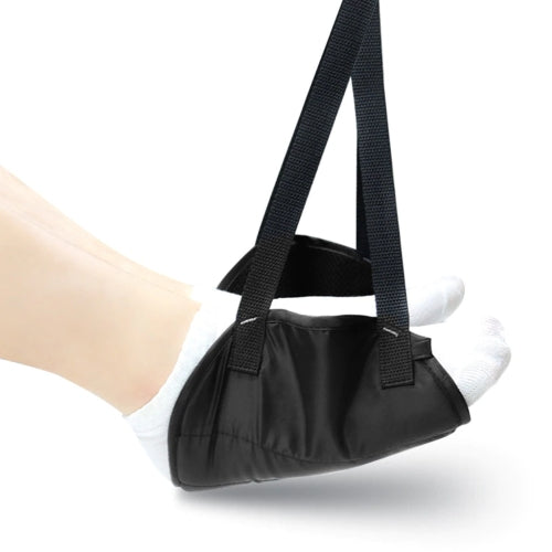 Feet inside a foot hammock
