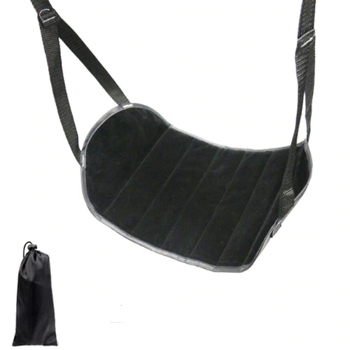 Foot hammock footrest with velvet padding