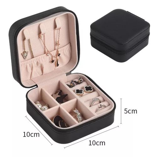 Mini Travel Jewellery Box - I Love 2 Travel