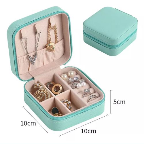 Mini Travel Jewellery Box - I Love 2 Travel