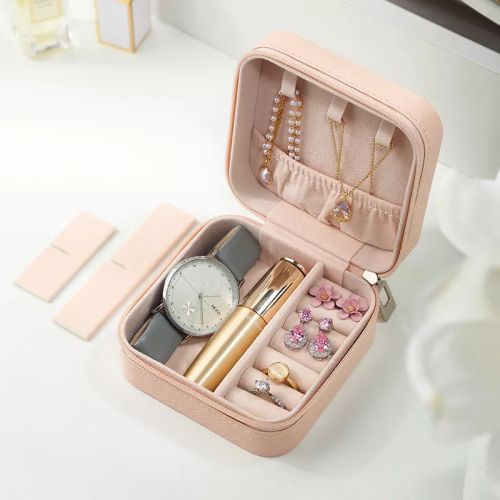 Mini Travel Jewellery Box - I Love 2 Travel