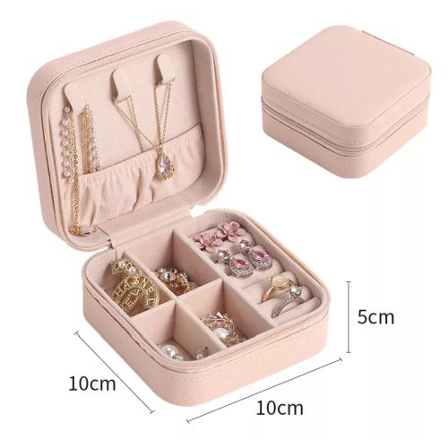 Mini Travel Jewellery Box - I Love 2 Travel