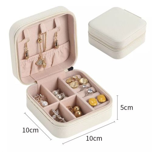 Mini Travel Jewellery Box - I Love 2 Travel