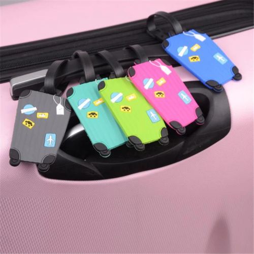 Luggage Tag Suitcase Identifier for Travel - Suitcase Design Multiple Colours