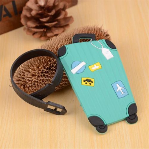 Luggage Tag Suitcase Identifier for Travel - Suitcase Design in Mint