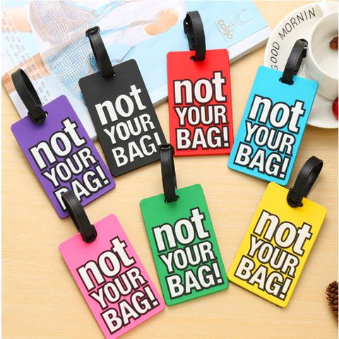 Luggage Tag Suitcase Identifier for Travel -  NOT YOUR BAG! - I Love 2 Travel