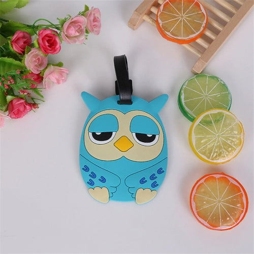 Luggage Tags for Travel - Blue Owl