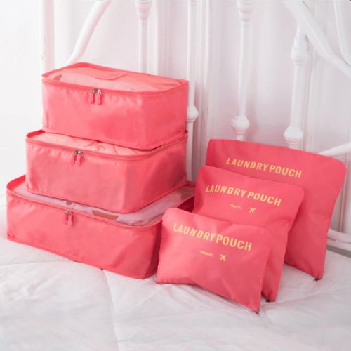 6 Piece Packing Cubes in  Watermelon
