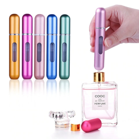 Perfume Atomisers - Refillable Mini Perfume Spray Bottles in multiple colour range