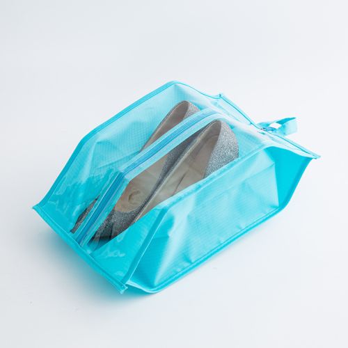 Shoe Pouch in light blue