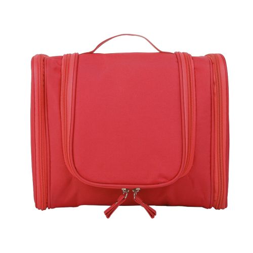 Hanging Travel Cosmetic Makeup Bag in Red
