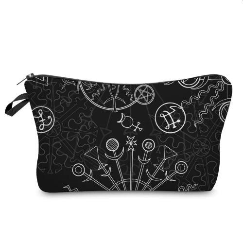 Black Cosmetic Organiser Bag - I Love 2 Travel