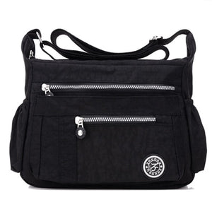 Travel Ladies Shoulder Crossbody Handbag in Black