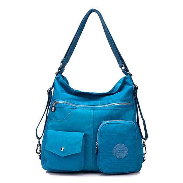 Travel Handbag in Sea Blue