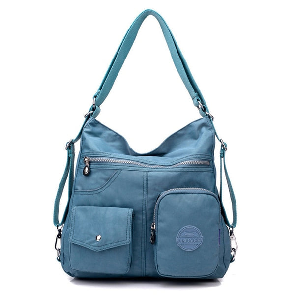 Travel Handbag in Rouge Gray