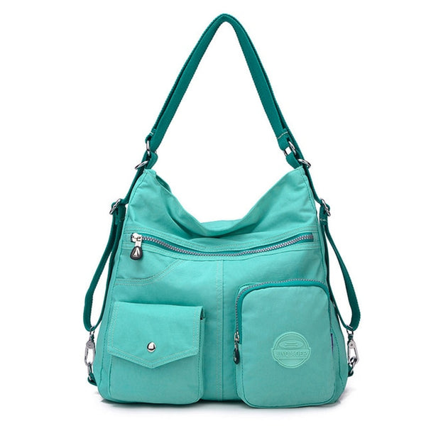 Travel Handbag in Emerald Green