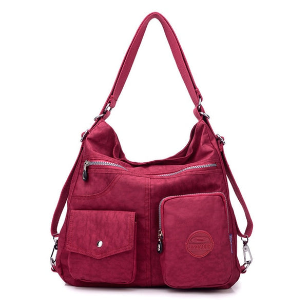 Travel Handbag in Grape Purple