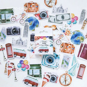 Travel scrapbooking stichers